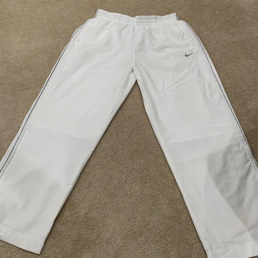 Nike Fit Dry Swoosh Pants White Mens Size 3XL